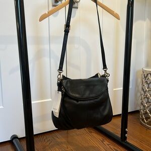 Margo New York Cross Body Zip Flap Hobo NWT